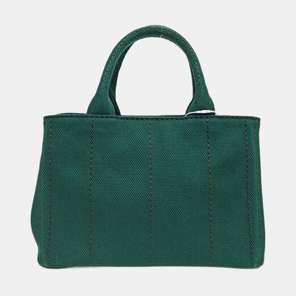 Denim Quilted Canvas Green