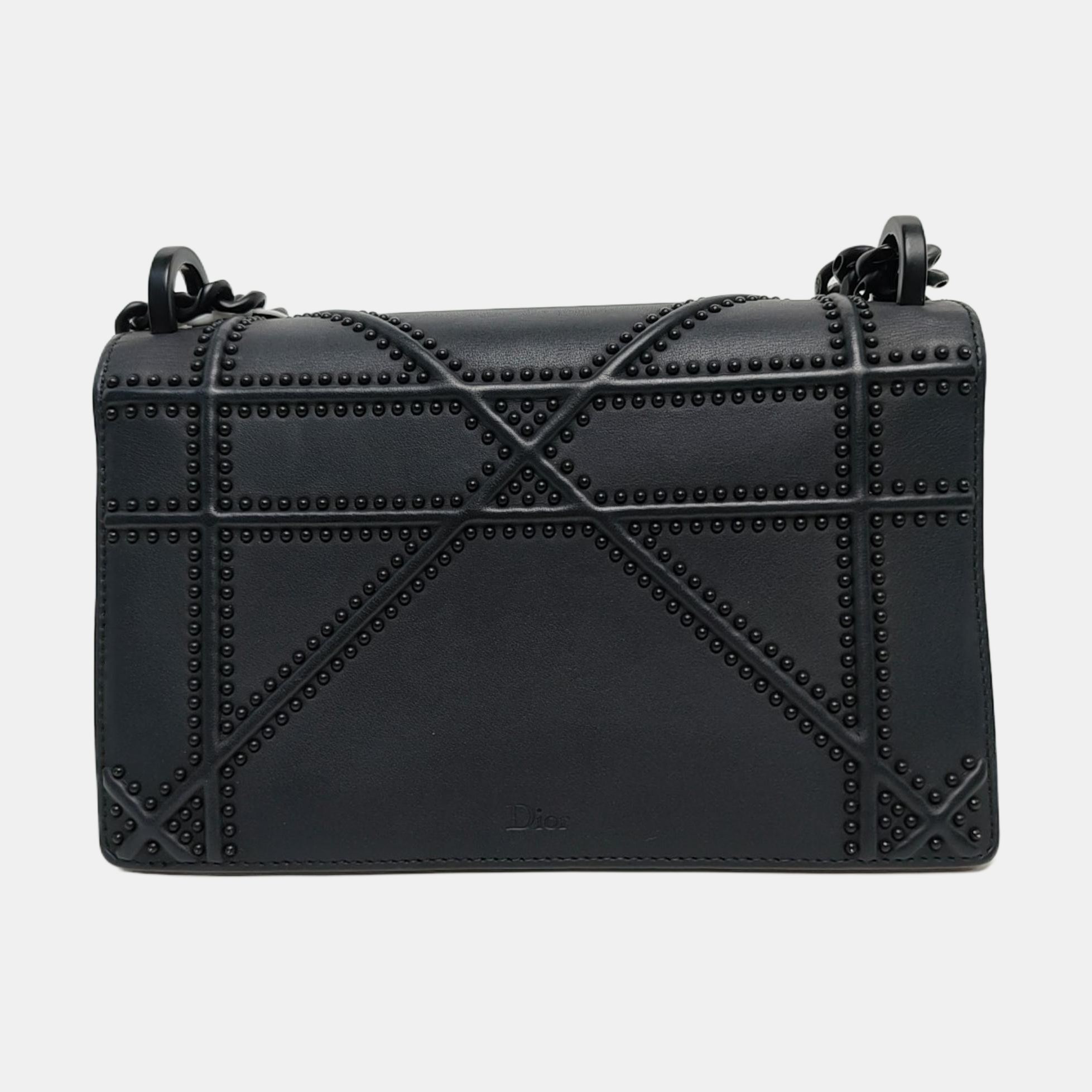 Diorama Small Calfskin Black