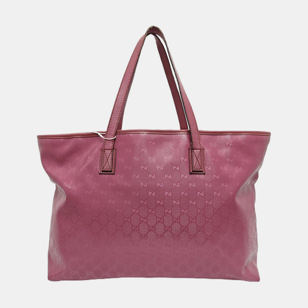 GG Imprime Monogram Coated Canvas Pink