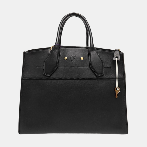 CITY STEAMER MM Calfskin Black