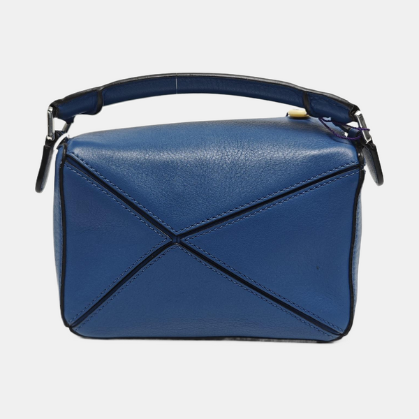 Puzzle Mini Calfskin Blue