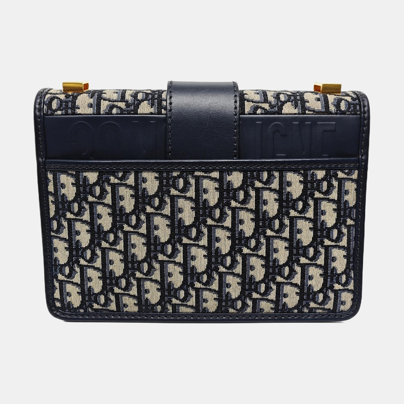 30 Montaigne Oblique Canvas Blue