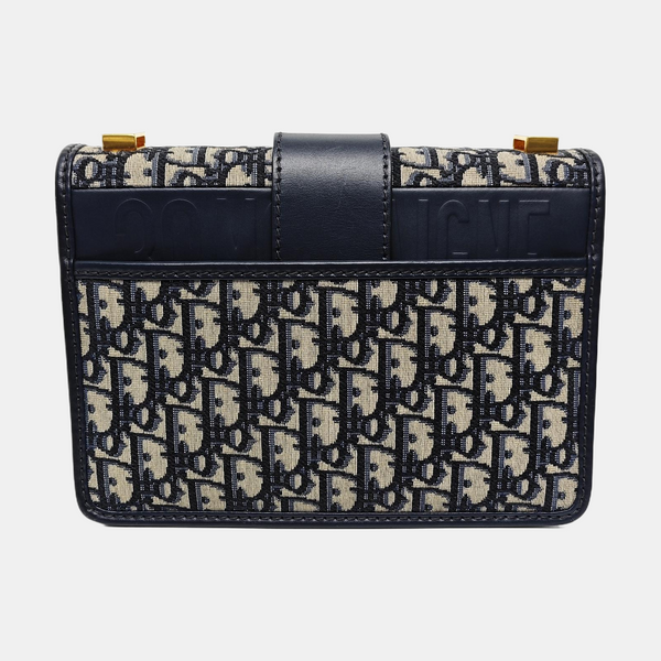30 Montaigne Oblique Canvas Blue