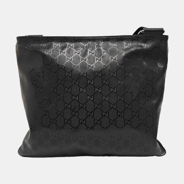 GG Imprime Monogram Coated Canvas Black