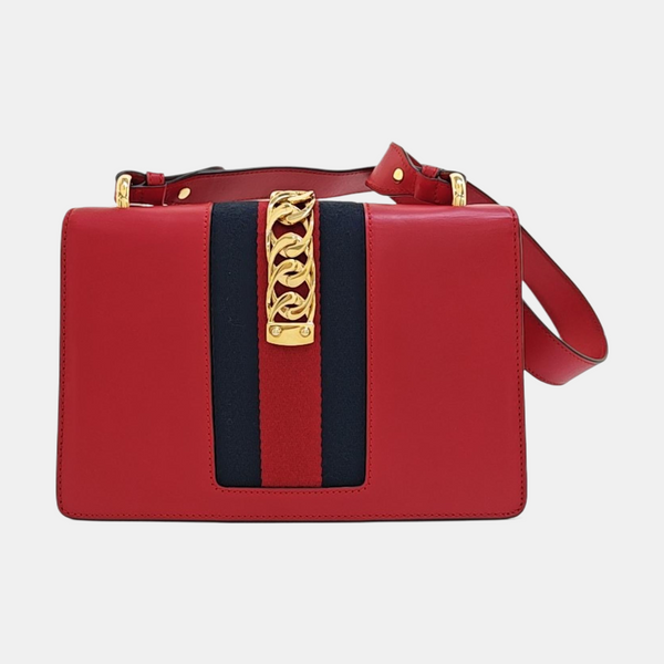 Sylvie Small Calfskin Red