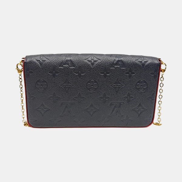 FÉLICIE Monogram Calfskin Blue