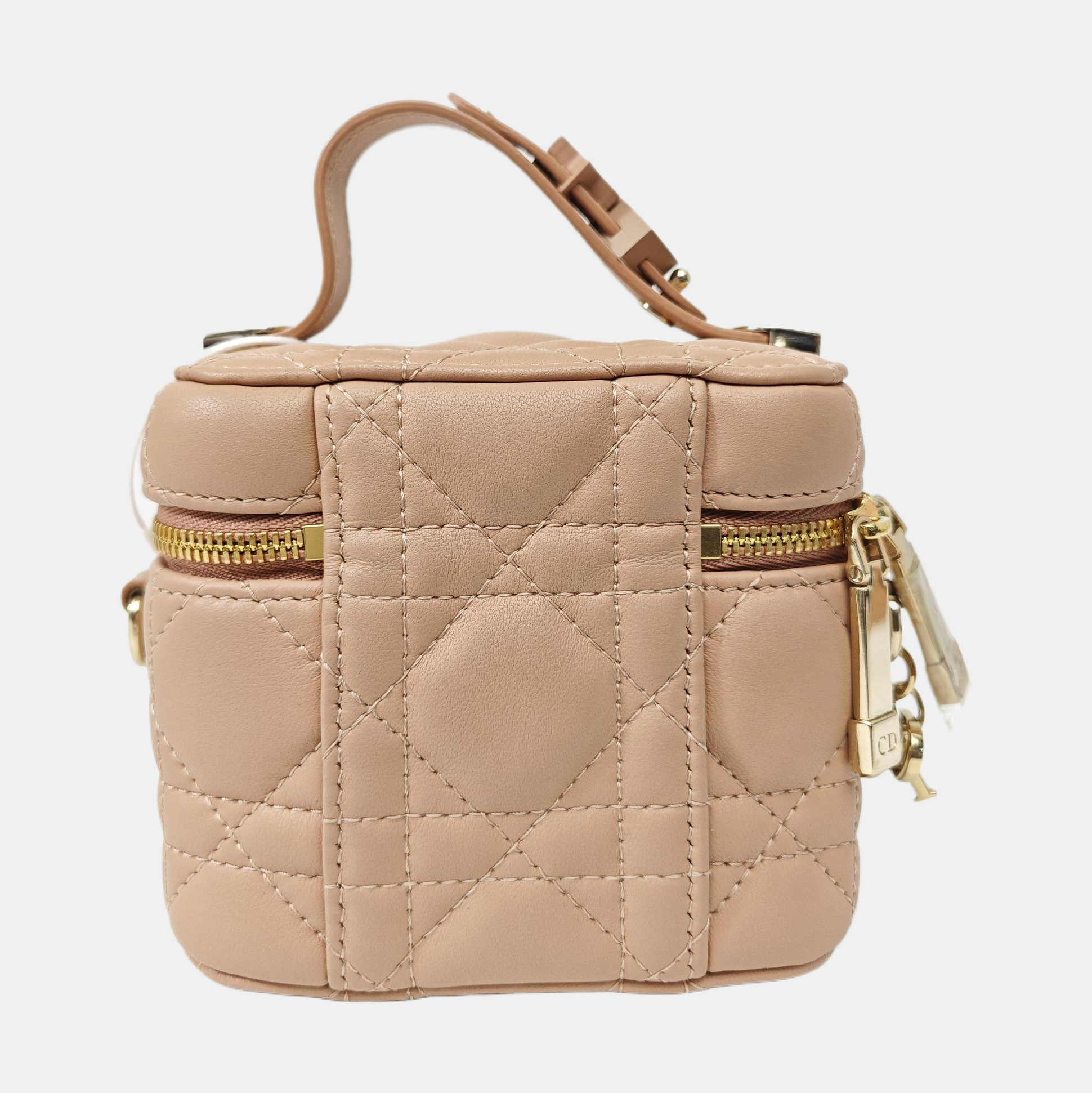 Lady Dior Super Mini Cannage Lambskin Pink