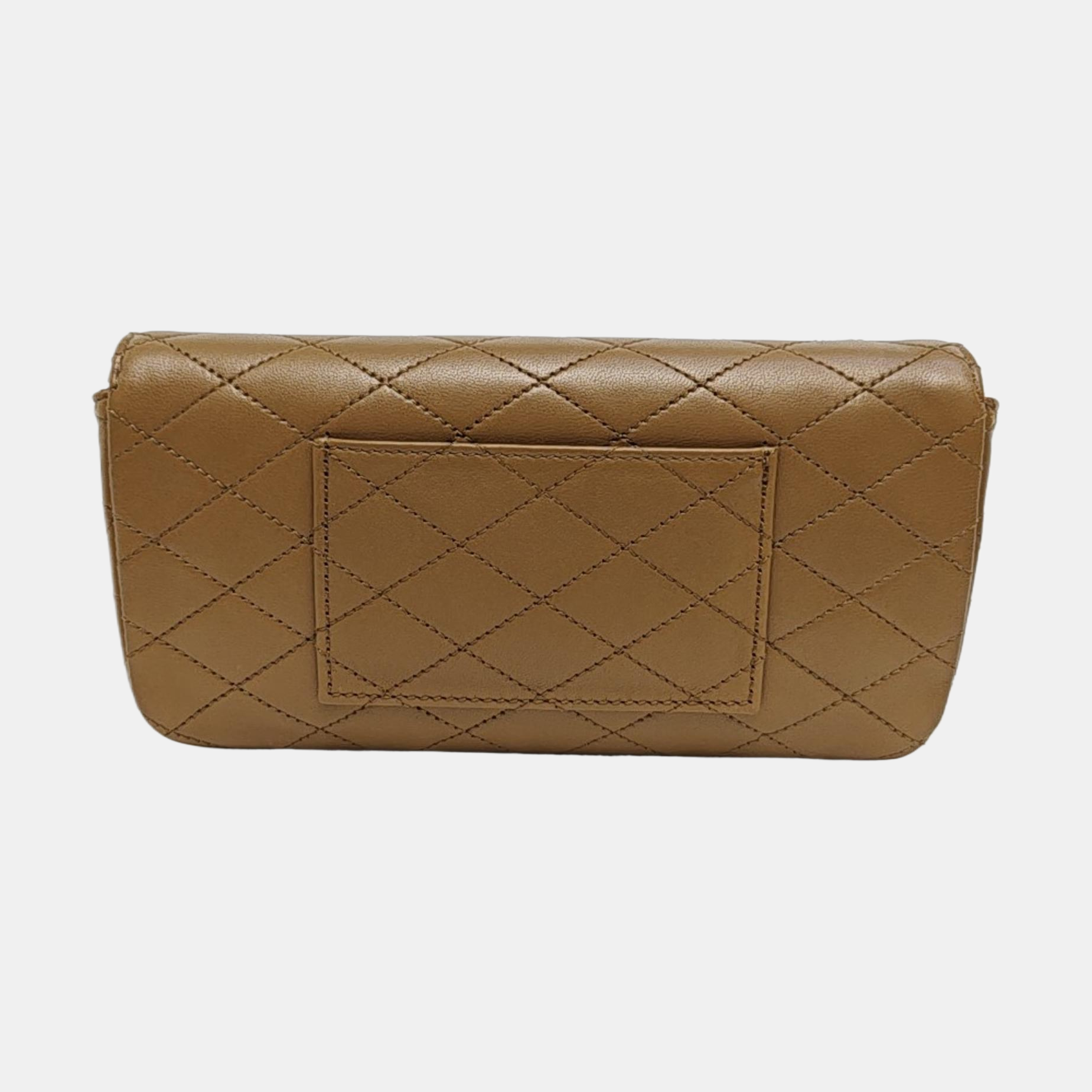 KATE SUPPLE Quilted Lambskin Brown