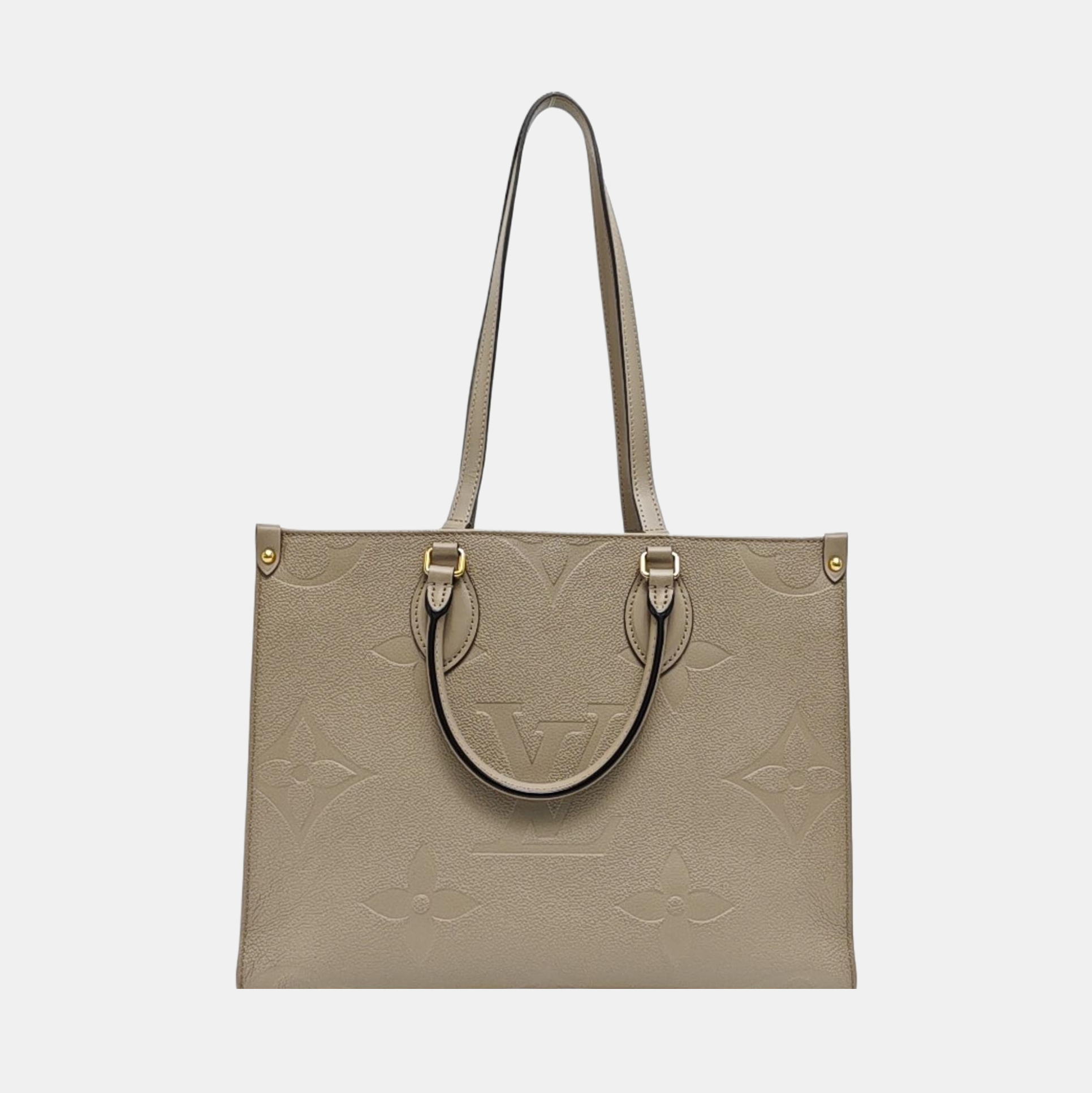 ONTHEGO MM Monogram Calfskin Gray