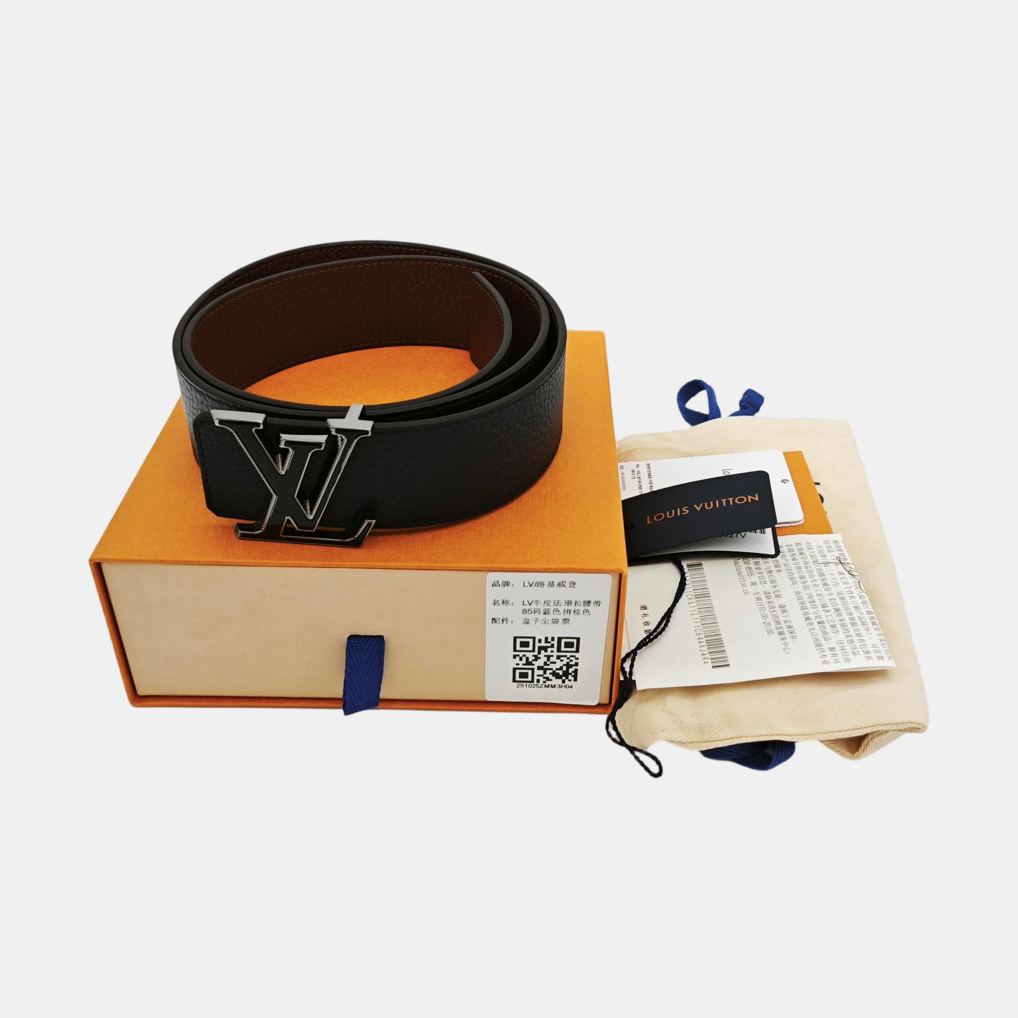 Leather Belt Blue