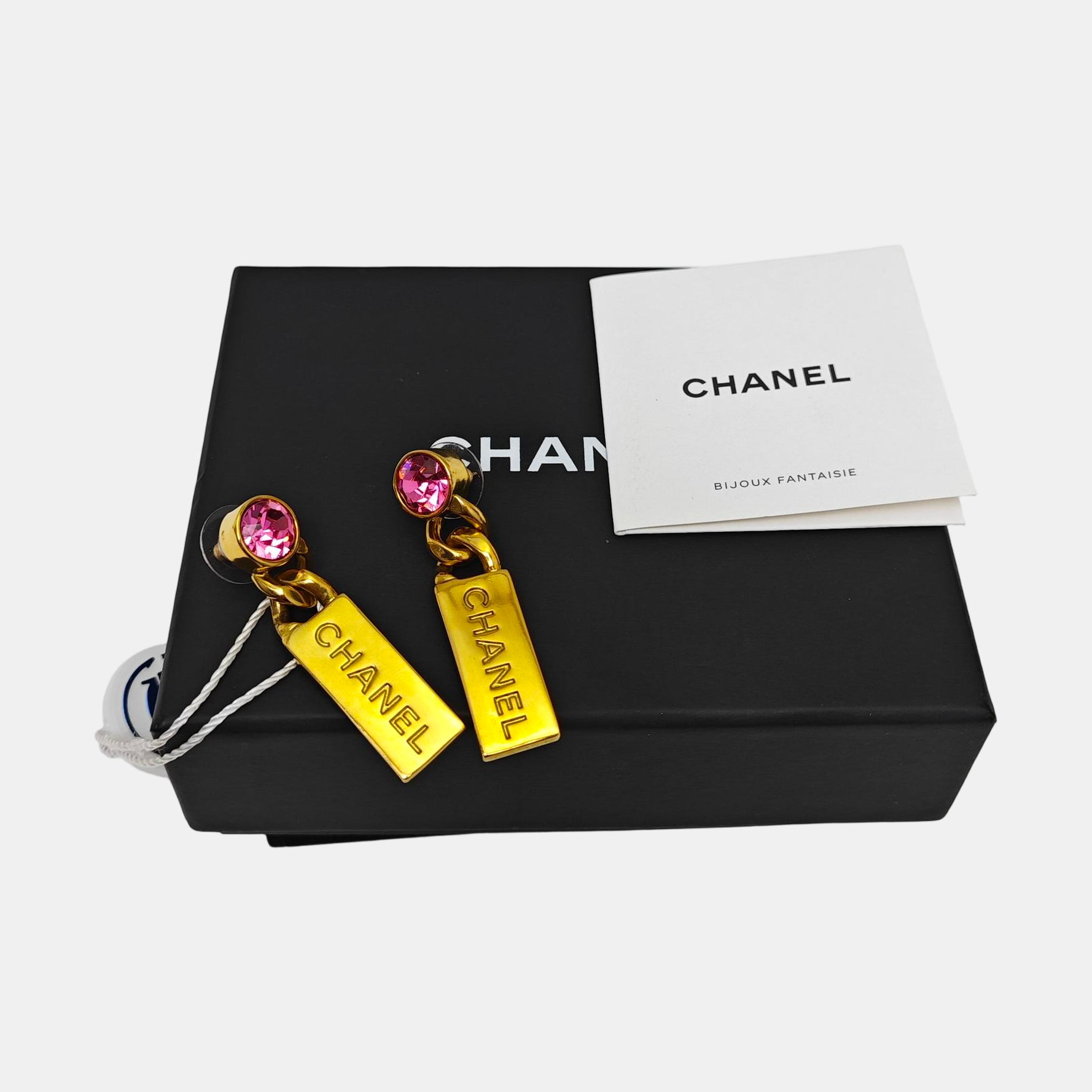 Metal Gold Stud Earrings
