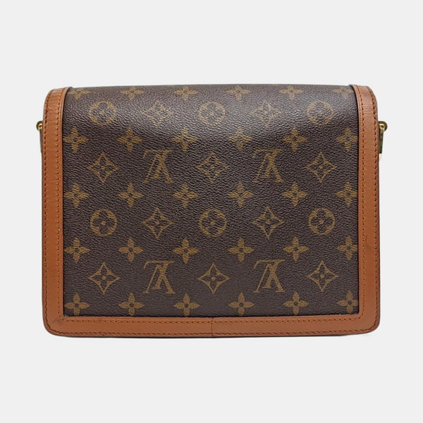 DAUPHINE MM Monogram Coated Canvas Brown