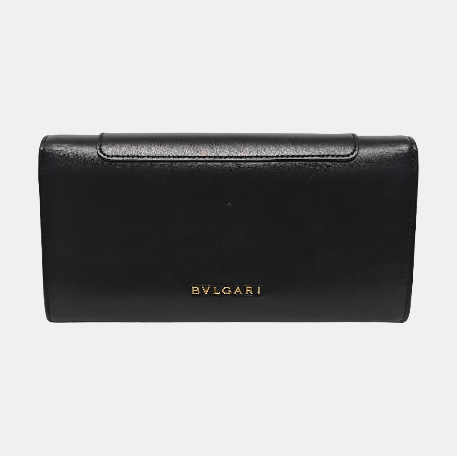 SERPENTI FOREVER Calfskin Black Wallet