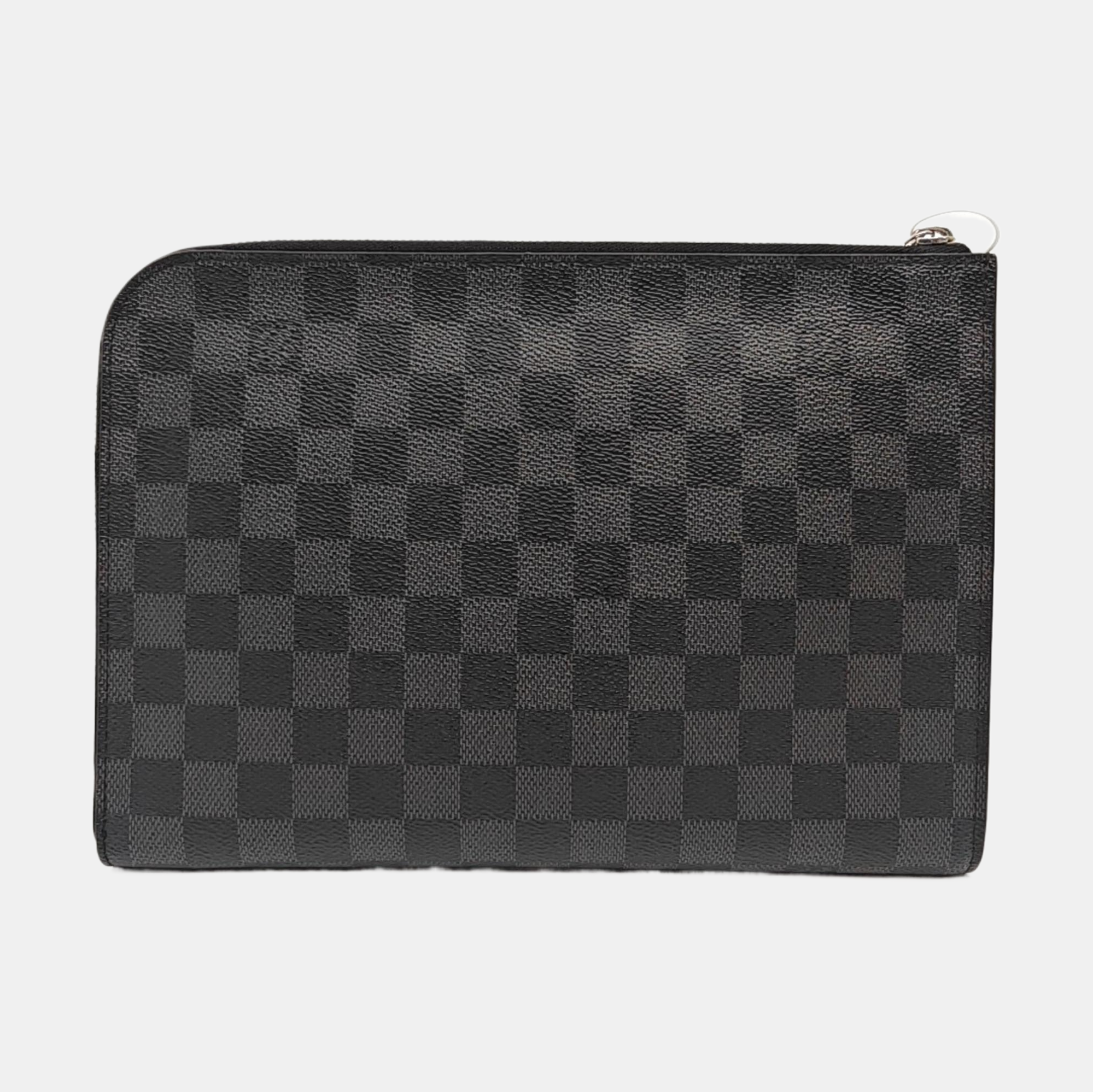 JOUR PM Damier Graphite Coated Canvas Gray