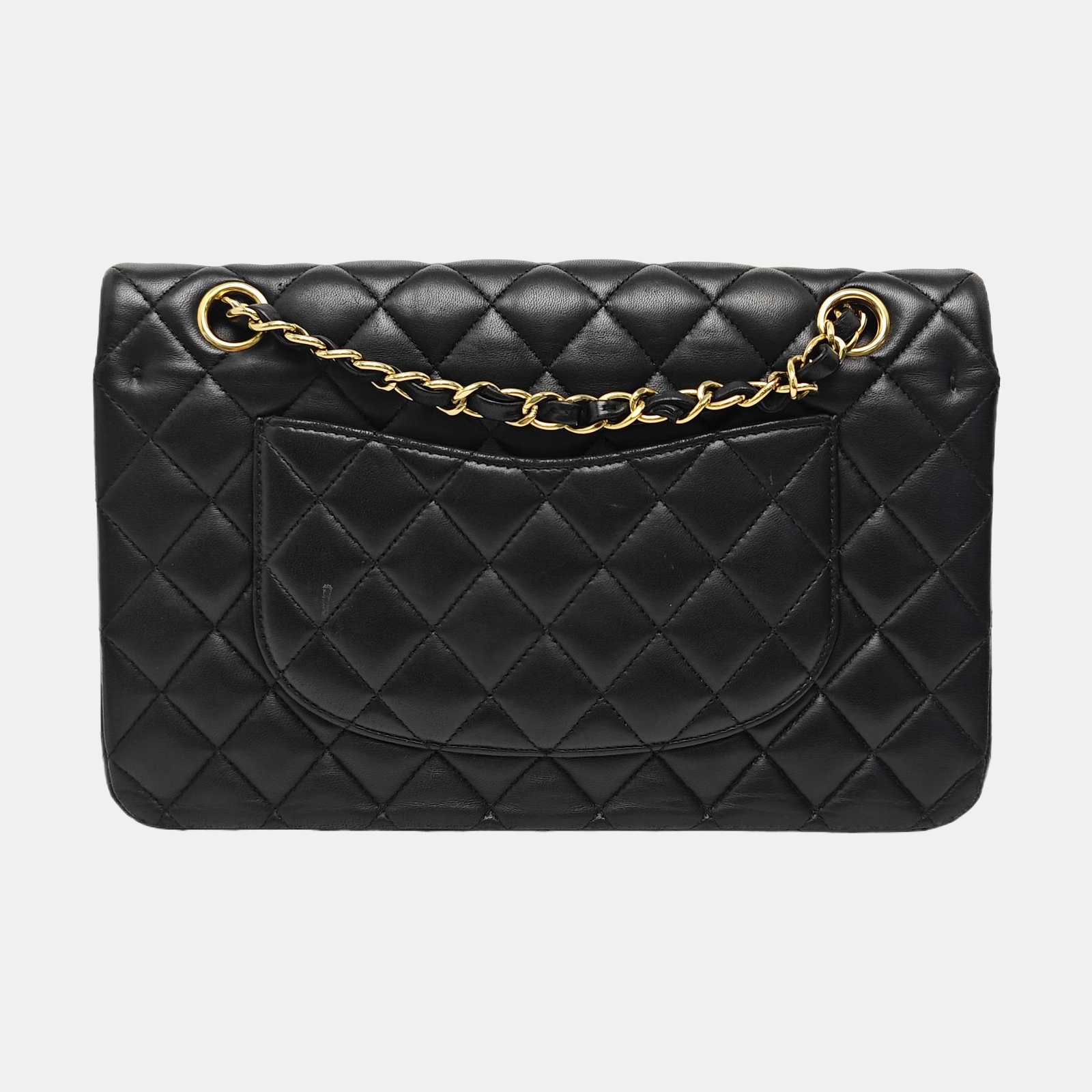 CLASSIC FLAP Medium Quilted Lambskin Black