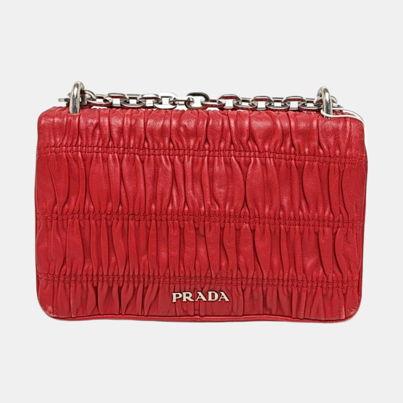 Mini Bag Quilted Lambskin Red