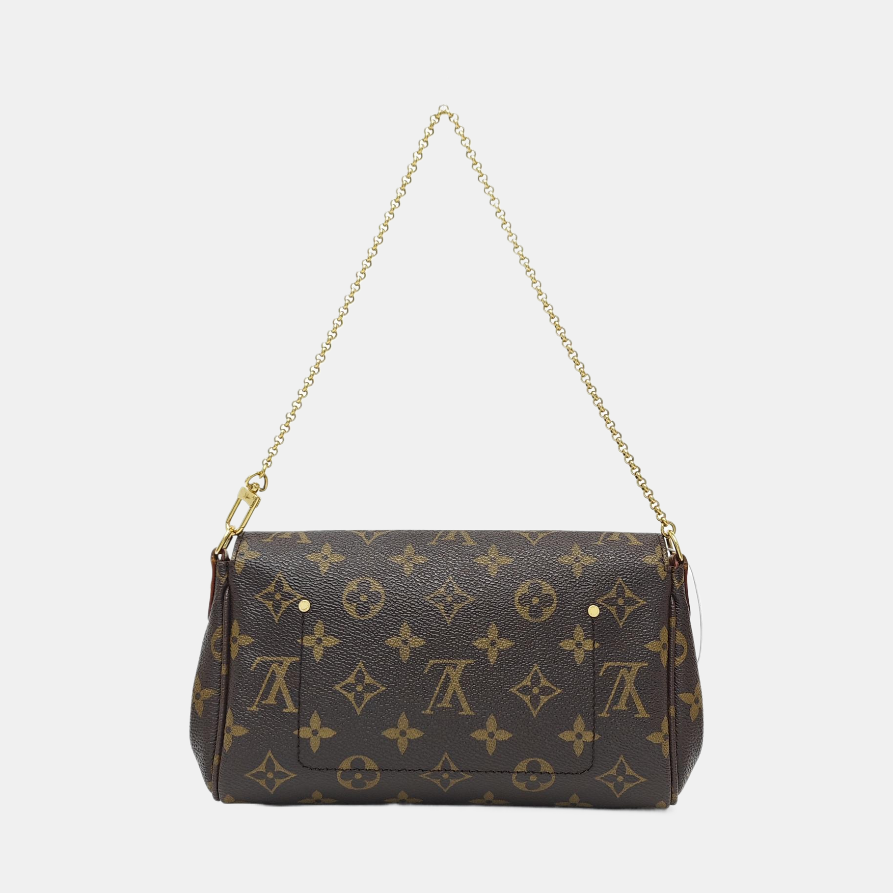 FAVORITE PM Monogram Coated Canvas Brown