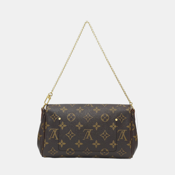 FAVORITE PM Monogram Coated Canvas Brown