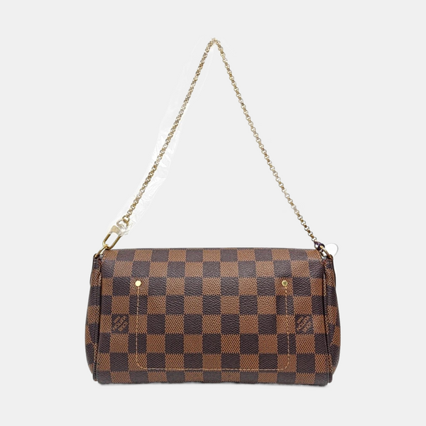 FAVORITE PM Damier Ebene Coated Canvas Brown