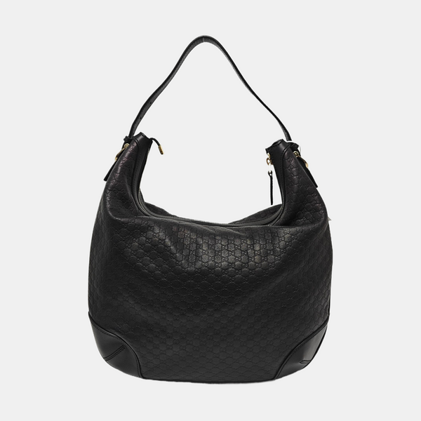 Monogram Calfskin Top Handle Bag Black