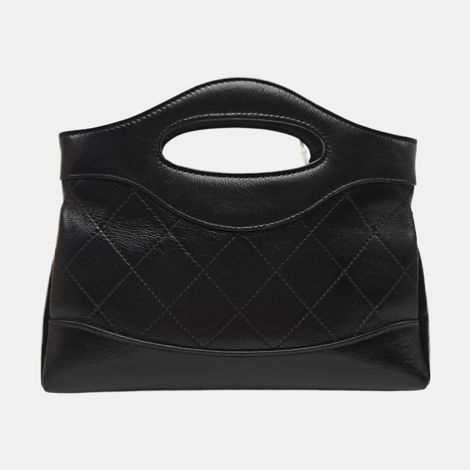 CHANEL 31 Nano Quilted Calfskin Black