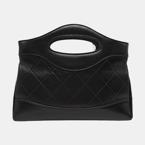CHANEL 31 Nano Quilted Calfskin Black