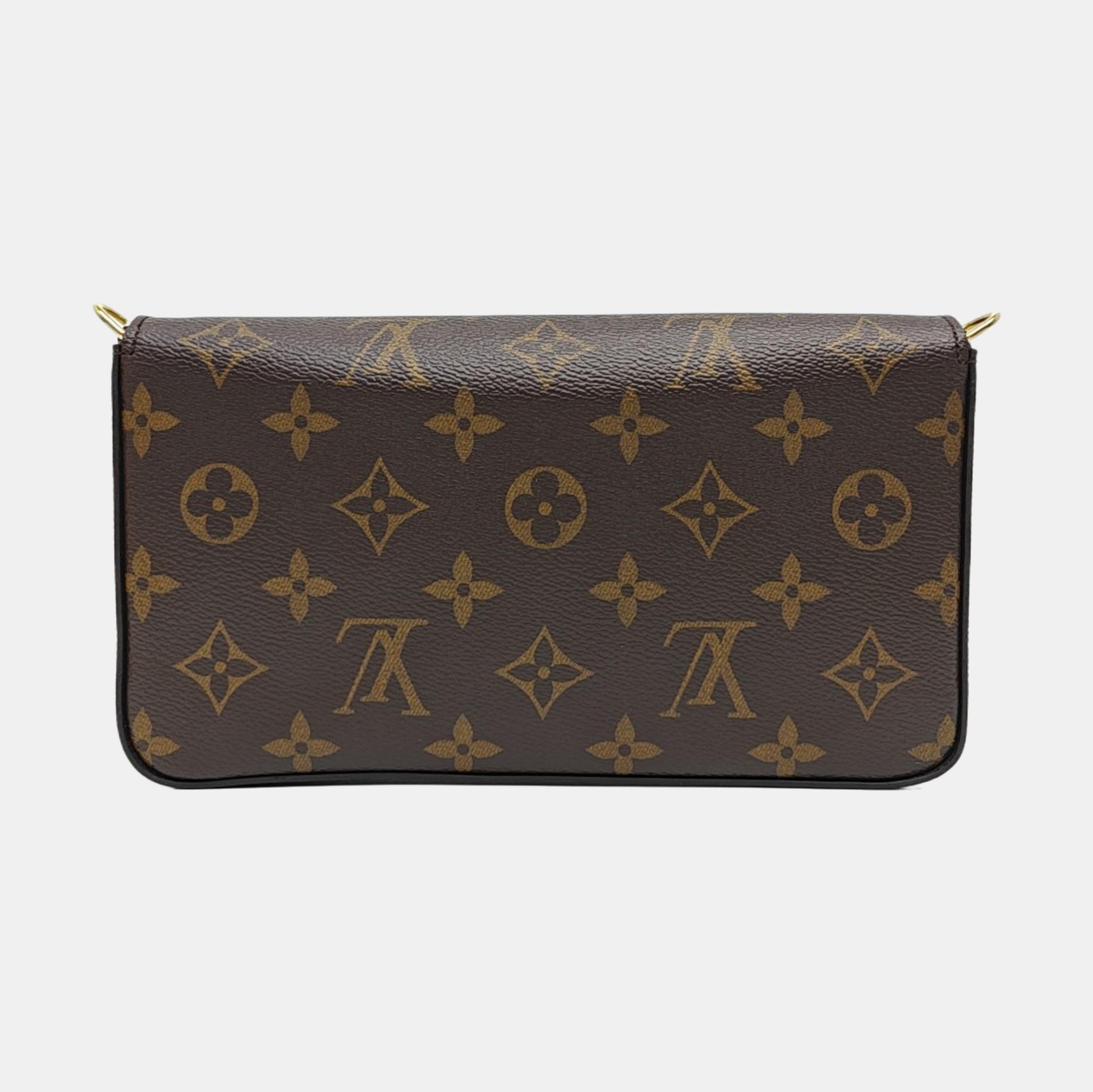 FÉLICIE Monogram Coated Canvas Brown