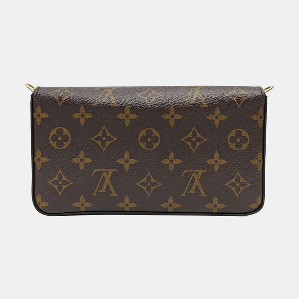 FÉLICIE Monogram Coated Canvas Brown