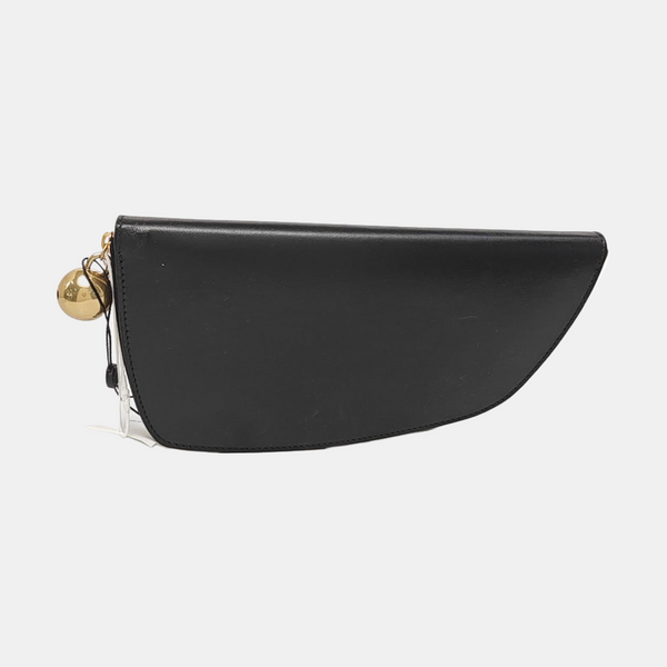 SHIELD Large Lambskin Black Wallet