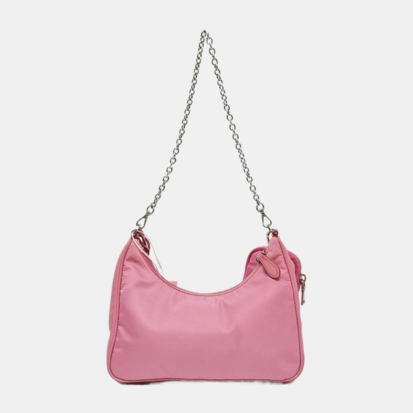 Authenticated pre-owned  Re-Edition2005 Nylon Pink - Shoulder Bag at Looply
