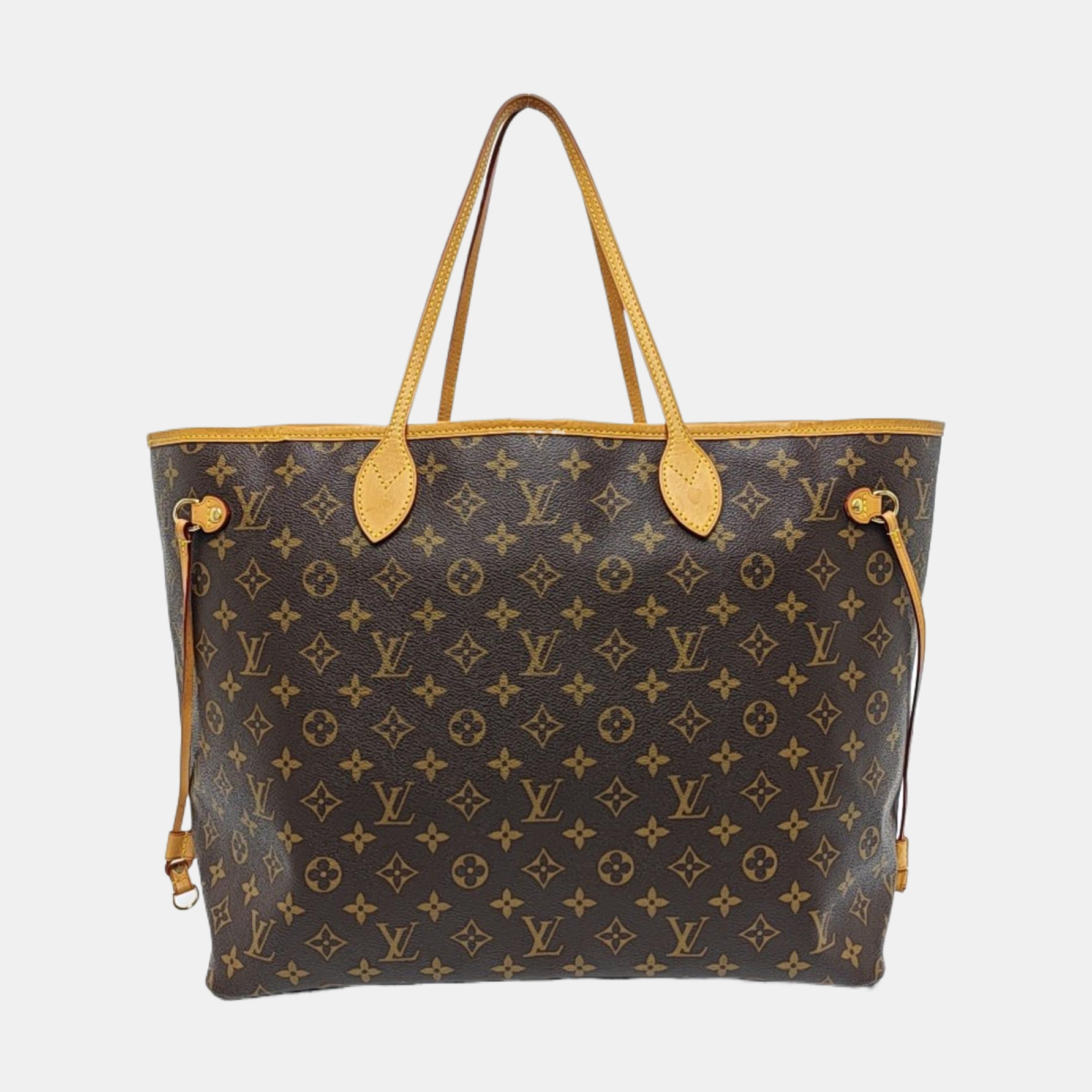 NEVERFULL GM Monogram Coated Canvas Brown