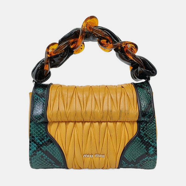 Quilted Lambskin Yellow