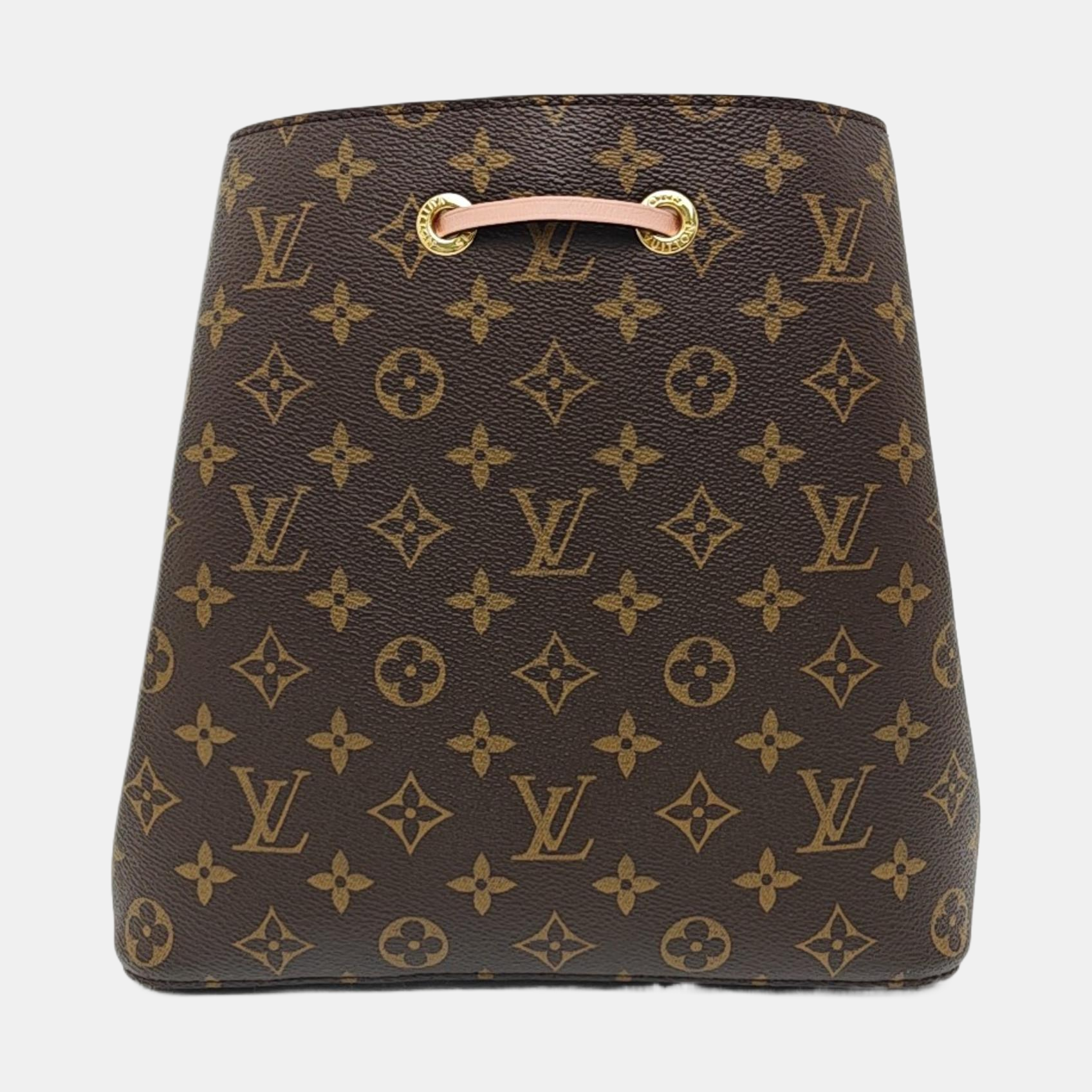 NÉONOÉ MM Monogram Coated Canvas Brown