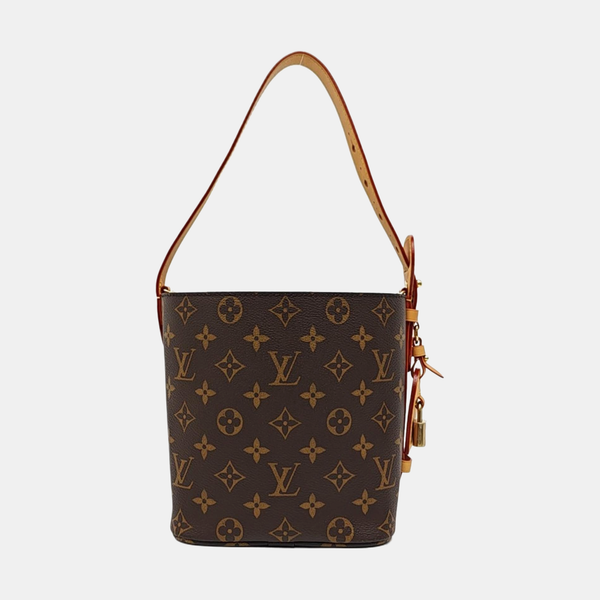 ALL IN Monogram Coated Canvas Brown