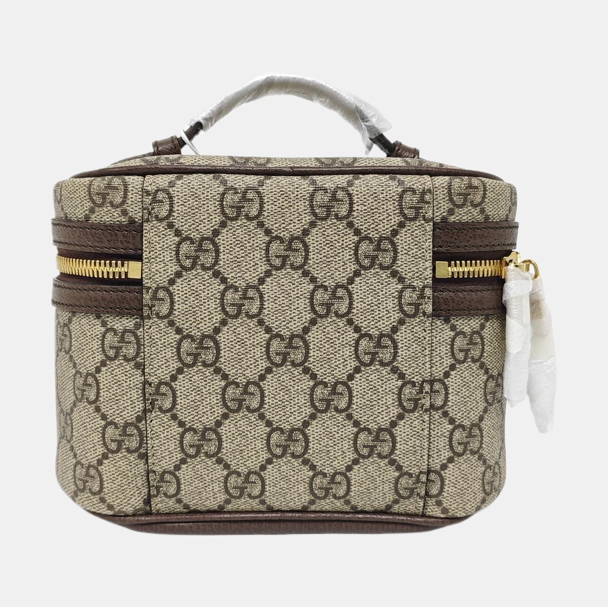 Ophidia Mini Monogram Coated Canvas Beige