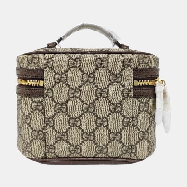 Ophidia Mini Monogram Coated Canvas Beige