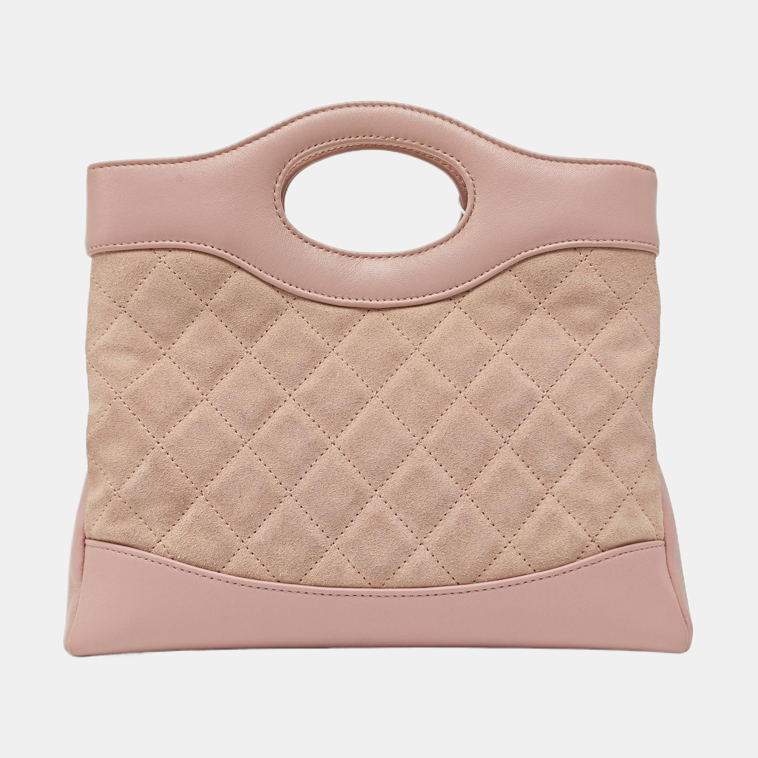 CHANEL 31 Quilted Suede Pink