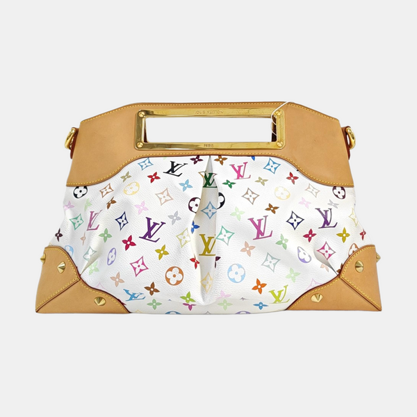 LV × TM JUDY Monogram Coated Canvas White