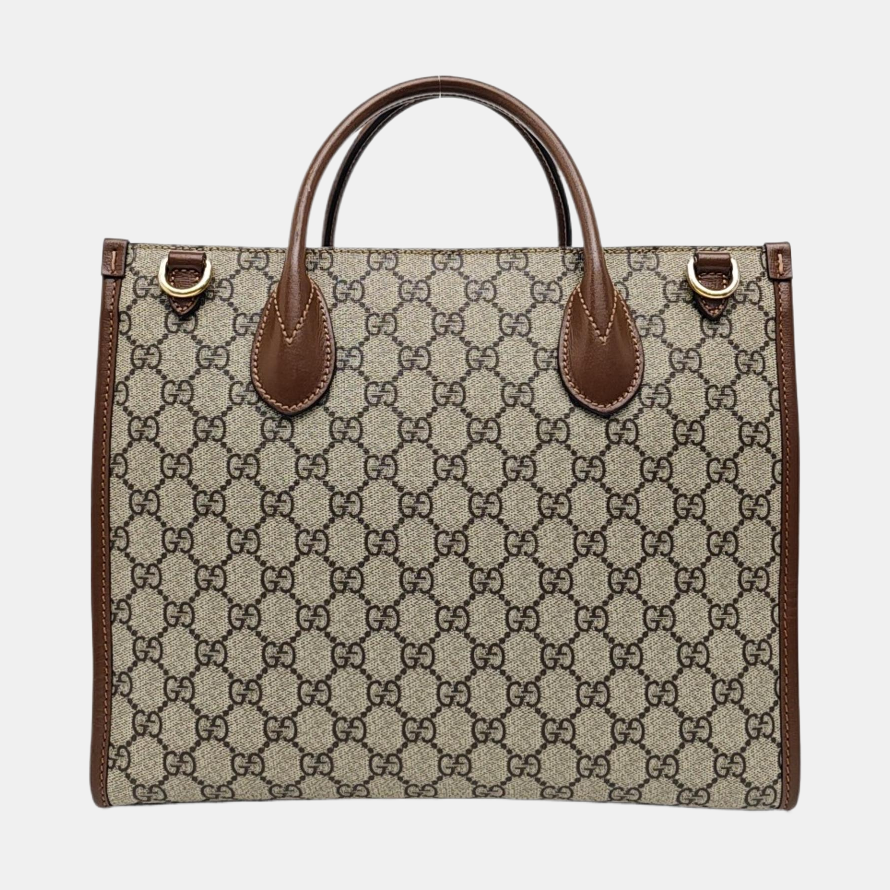 Retro Small Monogram Coated Canvas Brown