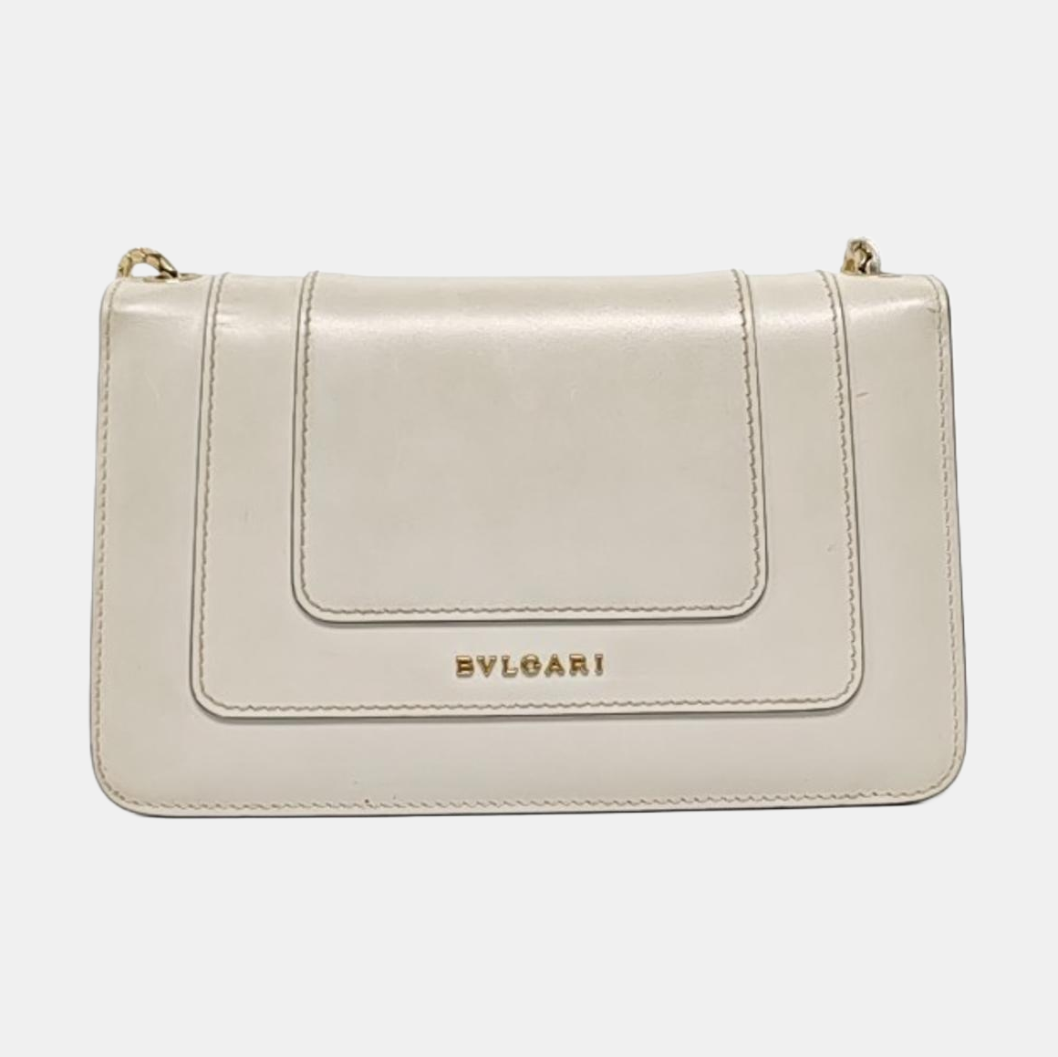 SERPENTI FOREVER Small Calfskin White