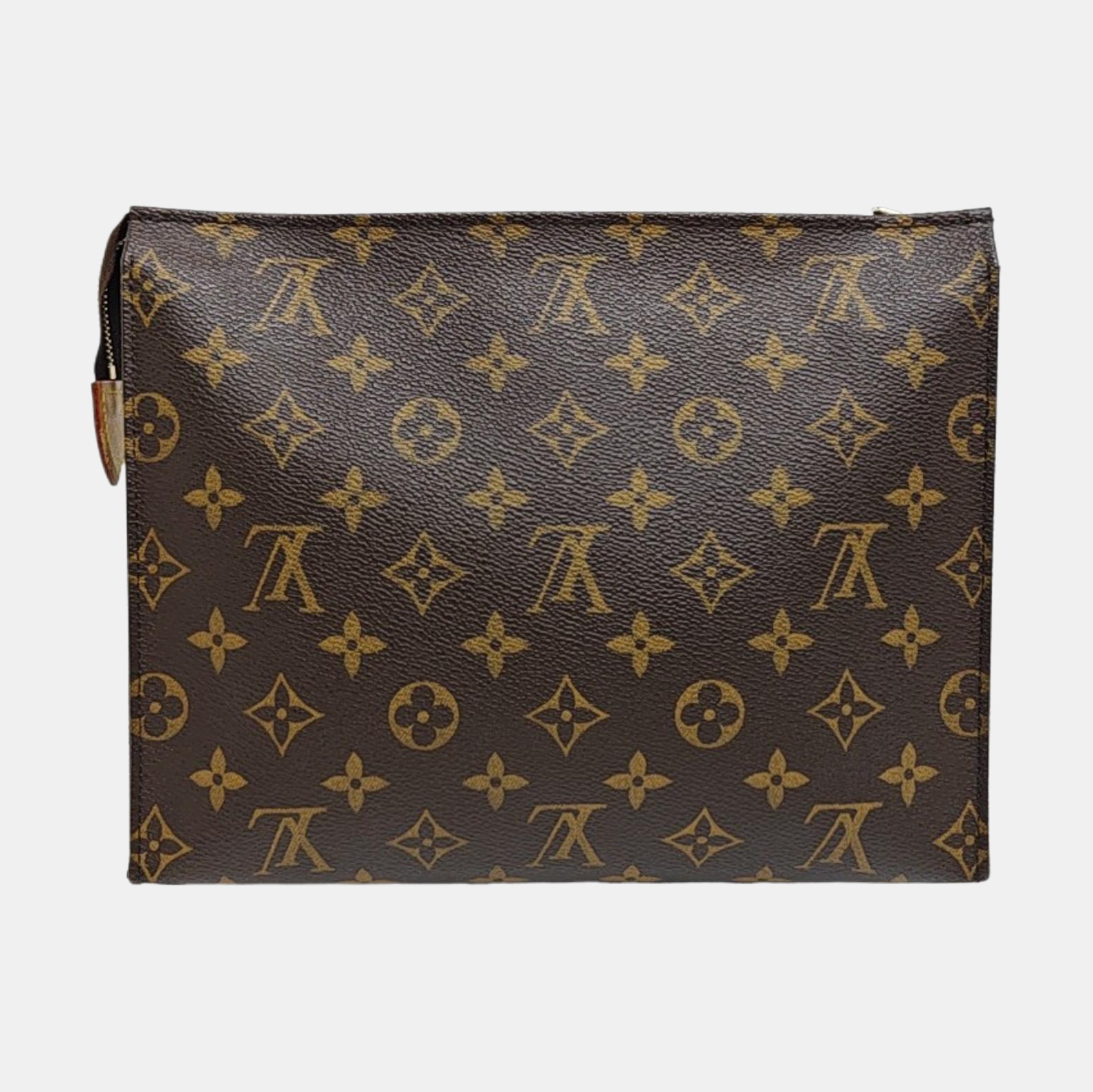 TOILET POCKET Monogram Coated Canvas Brown