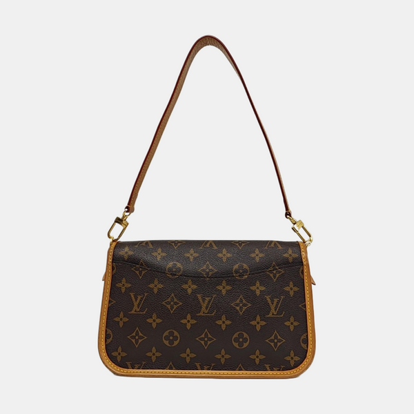 DIANE Monogram Coated Canvas Brown