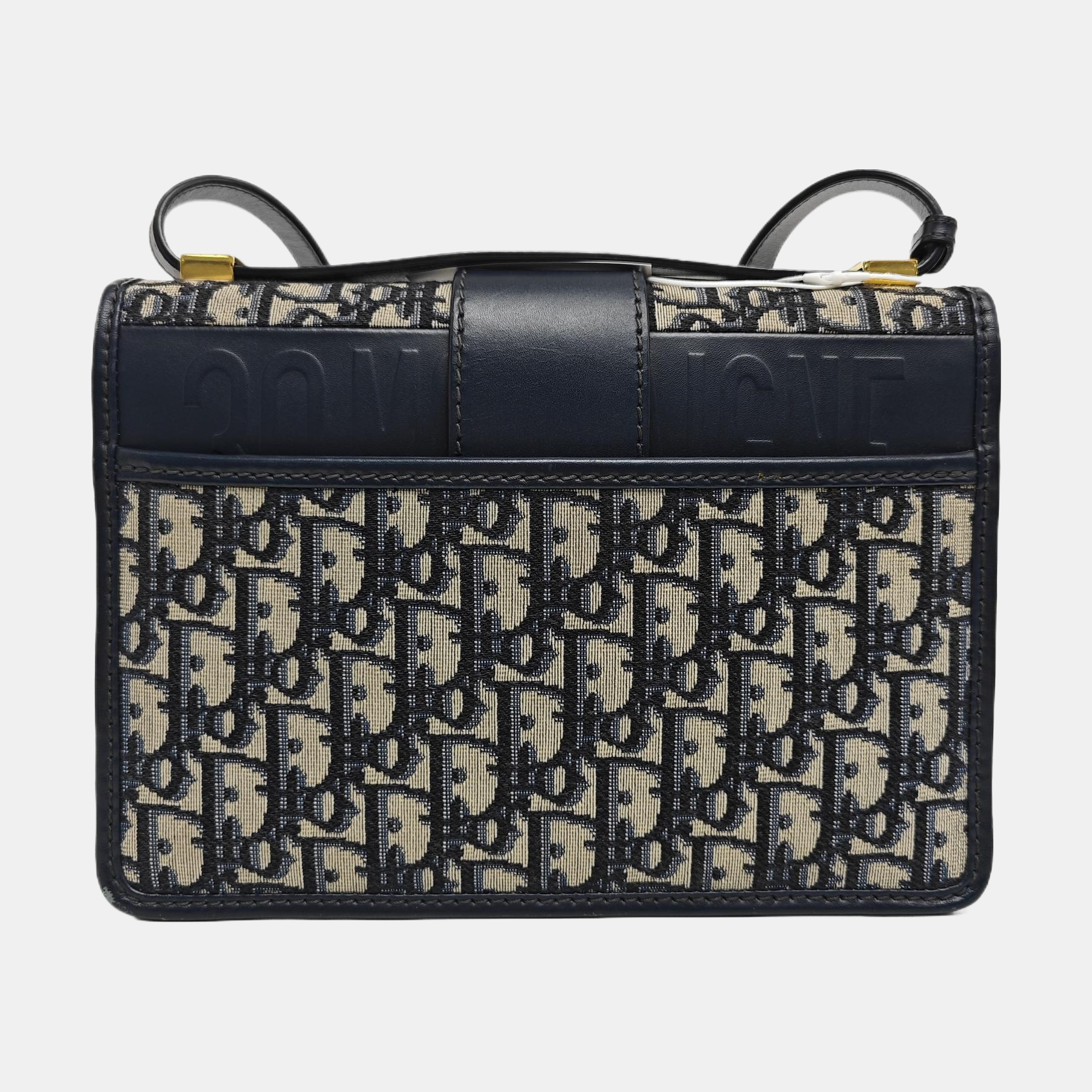 30 Montaigne Oblique Canvas Blue