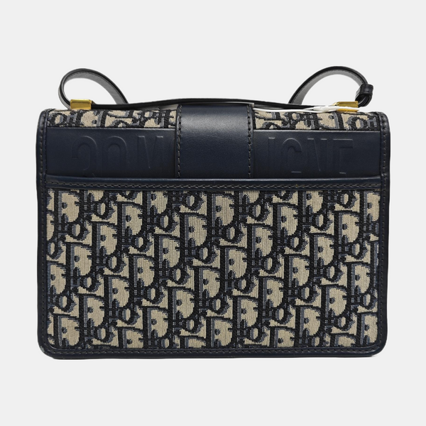 30 Montaigne Oblique Canvas Blue