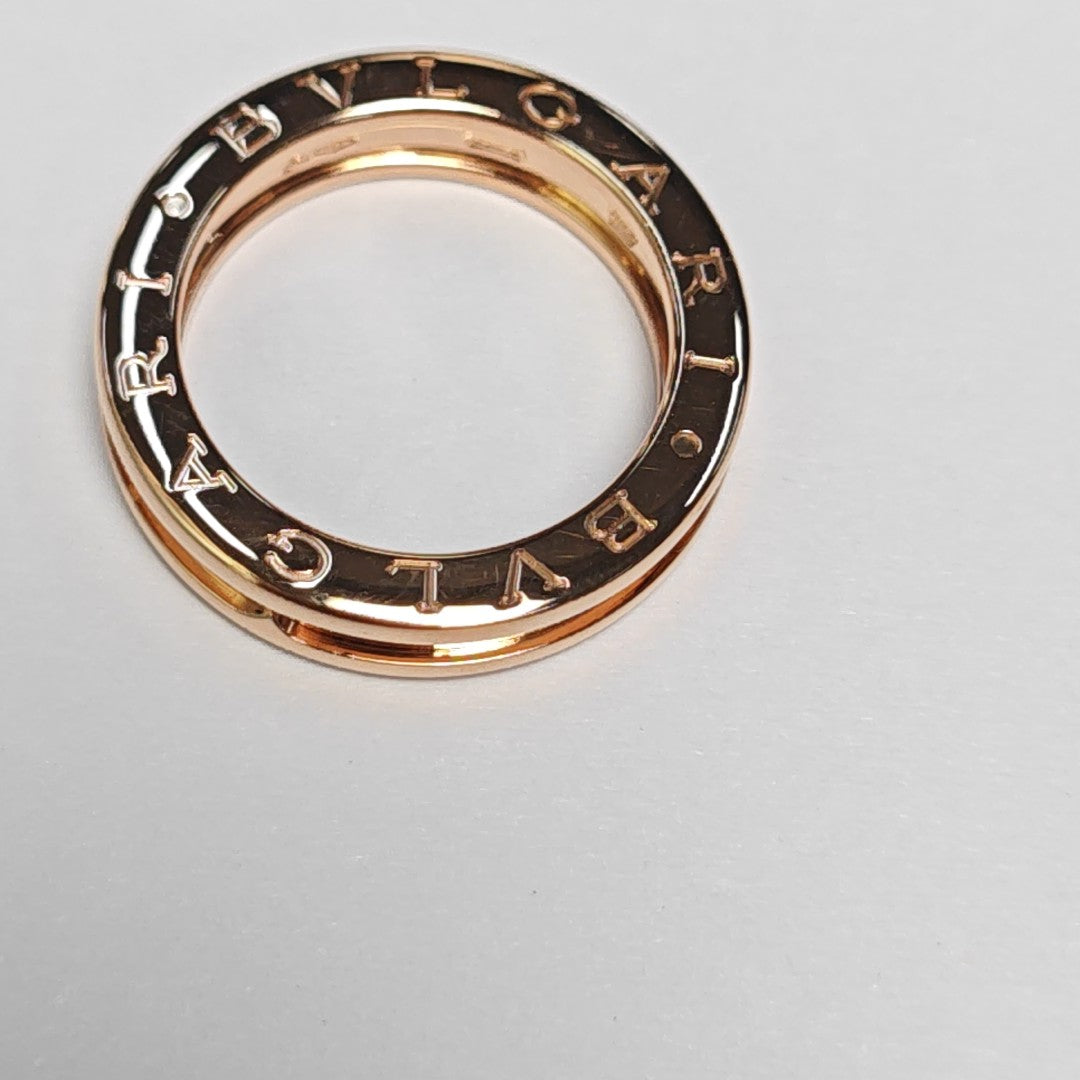 B.ZERO1 18k Rose Gold Ring EU 51