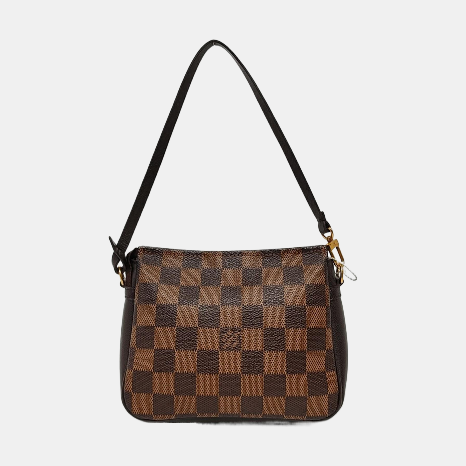 TROUSSE MAKE UP Damier Ebene Coated Canvas Brown