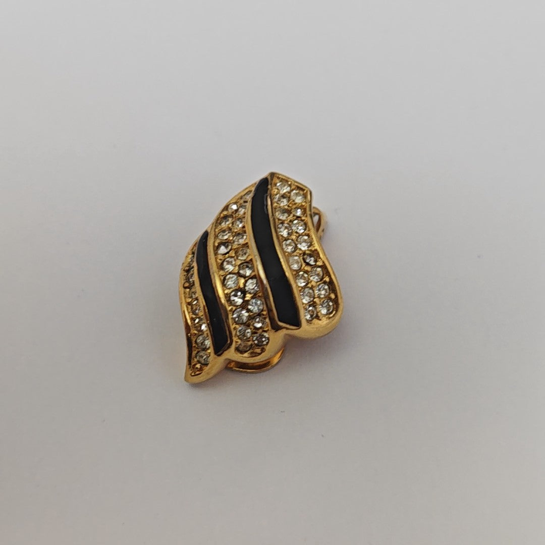 Metal Gold Clip On Earrings