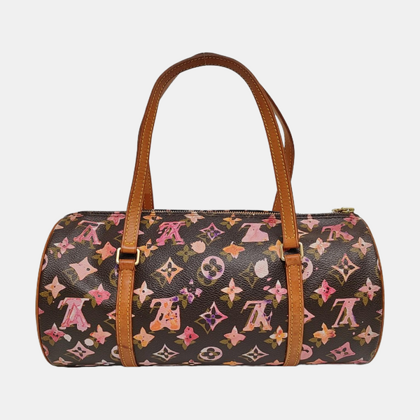 PAPILLON 30 Monogram Coated Canvas Brown