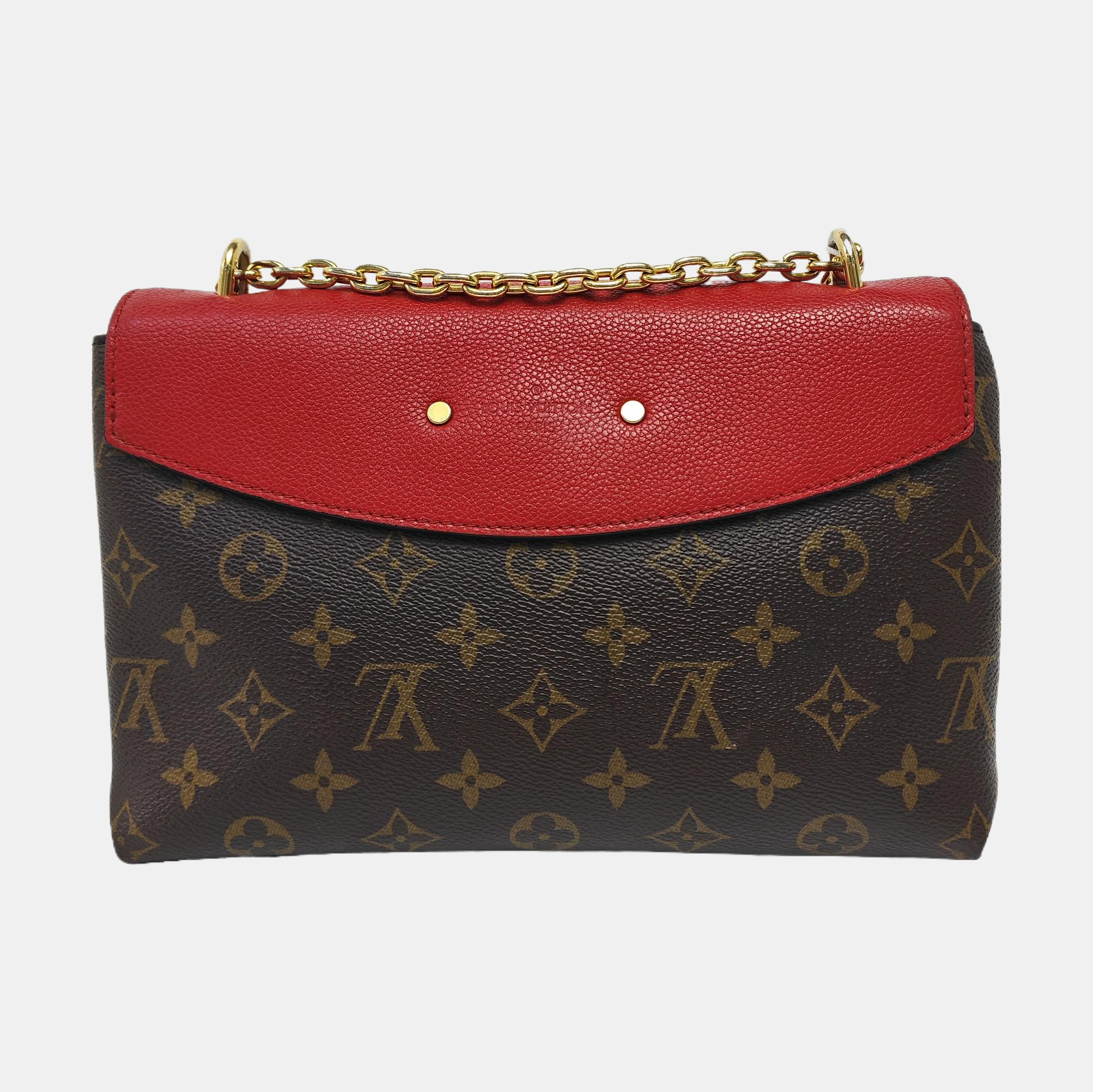 SAINT PLACIDE Monogram Coated Canvas Brown