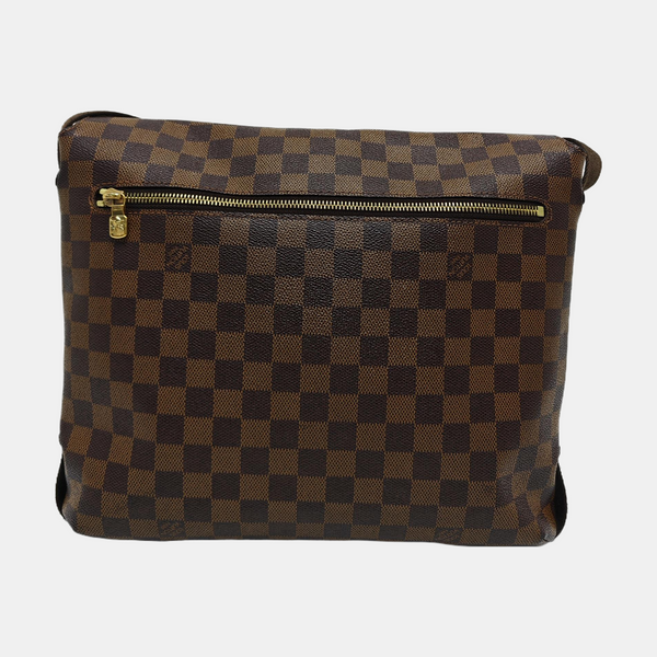 BROOKLYN Damier Ebene Coated Canvas Brown